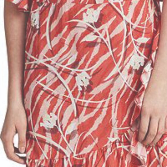 ALLSAINTS PRINTED MARLOW KAZUNO WRAP DRESS - NWOT - Picture 7 of 9